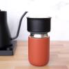 image:imageFellow 12 oz Carter Move Travel Mug  VacuumInsulated Stainless Steel Travel Coffee Mug  Coffee Tumbler with Ceramic Interior and Splash Guard  Matte BlackCorduroy Red