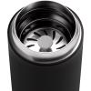 image:imageFellow 12 oz Carter Move Travel Mug  VacuumInsulated Stainless Steel Travel Coffee Mug  Coffee Tumbler with Ceramic Interior and Splash Guard  Matte BlackMatte Black