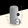 image:imageFellow 12 oz Carter Move Travel Mug  VacuumInsulated Stainless Steel Travel Coffee Mug  Coffee Tumbler with Ceramic Interior and Splash Guard  Matte Blackmattegrey