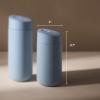 image:imageFellow 12 oz Carter Slide Travel Mug  OneHanded Slide Lid Vacuum Insulated Stainless Steel Tumbler with Ceramic Interior for Hot and Cold Drinks LeakProof and Dishwasher Safe Stone BlueHazy Blue
