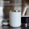 image:imageFellow 12 oz Carter Wide Travel Mug  Wide Mouth VacuumInsulated Stainless Steel Coffee Mug  Tea and Coffee Tumbler  Travel Coffee Mug with Ceramic Interior  Matte GreyMatte Grey