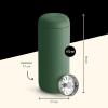 image:imageFellow 16 oz Carter Move Travel Mug  VacuumInsulated Stainless Steel Travel Coffee Mug  Coffee Tumbler with Ceramic Interior and Splash Guard  Cargo Green