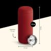 image:imageFellow 16 oz Carter Move Travel Mug  VacuumInsulated Stainless Steel Travel Coffee Mug  Coffee Tumbler with Ceramic Interior and Splash Guard  Red