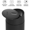 image:imageFellow 16 oz Carter Slide Travel Mug  OneHanded Slide Lid Vacuum Insulated Stainless Steel Tumbler with Ceramic Interior for Hot and Cold Drinks LeakProof and Dishwasher Safe Matte BlackMatte Black