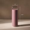 image:imageFellow 20 oz Carter Carry Water Bottle  LeakProof Lid Vacuum Insulated Stainless Steel Tumbler Keeps Heat for 12 HoursStays Cold for 24 Hours Stainless Steel Handle Dishwasher SafeMatte GreyDesert Rose