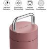 image:imageFellow 20 oz Carter Carry Water Bottle  LeakProof Lid Vacuum Insulated Stainless Steel Tumbler Keeps Heat for 12 HoursStays Cold for 24 Hours Stainless Steel Handle Dishwasher SafeMatte GreyDesert Rose