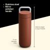 image:imageFellow 20 oz Carter Carry Water Bottle  LeakProof Lid Vacuum Insulated Stainless Steel Tumbler Keeps Heat for 12 HoursStays Cold for 24 Hours Stainless Steel Handle Dishwasher SafeMatte GreySienna