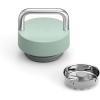 image:imageFellow 20 oz Carter Carry Water Bottle  LeakProof Lid Vacuum Insulated Stainless Steel Tumbler Keeps Heat for 12 HoursStays Cold for 24 Hours Stainless Steel Handle Dishwasher SafeMatte GreyMint Chip