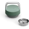 image:imageFellow 20 oz Carter Carry Water Bottle  LeakProof Lid Vacuum Insulated Stainless Steel Tumbler Keeps Heat for 12 HoursStays Cold for 24 Hours Stainless Steel Handle Dishwasher SafeMatte GreySmoke Green