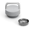 image:imageFellow 20 oz Carter Carry Water Bottle  LeakProof Lid Vacuum Insulated Stainless Steel Tumbler Keeps Heat for 12 HoursStays Cold for 24 Hours Stainless Steel Handle Dishwasher SafeMatte GreyMatte Grey