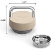 image:imageFellow 20 oz Carter Carry Water Bottle  LeakProof Lid Vacuum Insulated Stainless Steel Tumbler Keeps Heat for 12 HoursStays Cold for 24 Hours Stainless Steel Handle Dishwasher SafeMatte GreySand Dune