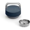 image:imageFellow 20 oz Carter Carry Water Bottle  LeakProof Lid Vacuum Insulated Stainless Steel Tumbler Keeps Heat for 12 HoursStays Cold for 24 Hours Stainless Steel Handle Dishwasher SafeMatte GreyStone Blue
