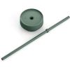 image:imageFellow 20 oz Carter Cold Tumbler  SpillResistant Straw Lid Stainless Steel VacuumInsulated Cup with Ceramic Interior and Reusable Straw for Cold DrinksFits Cup HoldersDishwasher SafeMatte WhiteSmoke Green