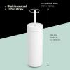 image:imageFellow 20 oz Carter Cold Tumbler  SpillResistant Straw Lid Stainless Steel VacuumInsulated Cup with Ceramic Interior and Reusable Straw for Cold DrinksFits Cup HoldersDishwasher SafeMatte WhiteSienna