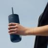 image:imageFellow 20 oz Carter Cold Tumbler  SpillResistant Straw Lid Stainless Steel VacuumInsulated Cup with Ceramic Interior and Reusable Straw for Cold DrinksFits Cup HoldersDishwasher SafeMatte WhiteStone Blue