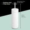 image:imageFellow 20 oz Carter Cold Tumbler  SpillResistant Straw Lid Stainless Steel VacuumInsulated Cup with Ceramic Interior and Reusable Straw for Cold DrinksFits Cup HoldersDishwasher SafeMatte WhiteMatte White