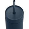 image:imageFellow 20 oz Carter Cold Tumbler  SpillResistant Straw Lid Stainless Steel VacuumInsulated Cup with Ceramic Interior and Reusable Straw for Cold DrinksFits Cup HoldersDishwasher SafeMatte WhiteStone Blue