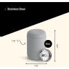 image:imageFellow 8 oz Carter Move Travel Mug  VacuumInsulated Stainless Steel Travel Coffee Mug  Coffee Tumbler with Ceramic Interior and Splash Guard  Matte GreyMatte Grey