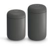 image:imageFellow Carter Coffee Mug 16 oz For Travel  Wide Mouth VacuumInsulated Stainless Steel Tea and Coffee Tumbler with Ceramic Interior  Matte BlackSlate Gray