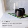 image:imageFellow Joey Double Wall  Matte Black amp White  Sophisticated Ceramic Coffee Mug Bundle  8 oz Set of 2