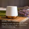 image:imageFellow Joey Double Wall  Matte Black amp White  Sophisticated Ceramic Coffee Mug Bundle  8 oz Set of 2