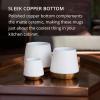 image:imageFellow Joey Double Wall  Matte Black amp White  Sophisticated Ceramic Coffee Mug Bundle  8 oz Set of 2