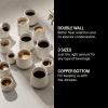 image:imageFellow Joey Double Wall Ceramic Coffee Mug  Refined and Sophisticated Matte Black Single 8 oz CupMatte Black