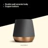 image:imageFellow Joey Double Wall Ceramic Coffee Mug  Refined and Sophisticated Matte Black Single 8 oz CupMatte Black
