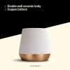 image:imageFellow Joey Double Wall Ceramic Coffee Mug  Refined and Sophisticated Matte Black Single 8 oz CupMatte White