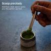 image:imageFellow Matcha Set Complete Matcha Tea Kit with Ceramic Bowl Bamboo Whisk amp Stand Stainless Steel Spoon Sifter amp Tea Tray Matte White SetMatte Black