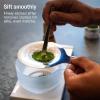 image:imageFellow Matcha Set Complete Matcha Tea Kit with Ceramic Bowl Bamboo Whisk amp Stand Stainless Steel Spoon Sifter amp Tea Tray Matte White SetMatte White