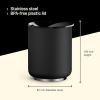 image:imageFellow Rocky Lowball Tumbler Set of 2  Insulated Stainless Steel Cocktail Tumblers with Ceramic Interior and Swivel Pebble Lid  10 oz Matte BlackMatte Black