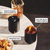 image:imageFellow Rocky Lowball Tumbler Set of 2  Insulated Stainless Steel Cocktail Tumblers with Ceramic Interior and Swivel Pebble Lid  10 oz Matte BlackMatte Black