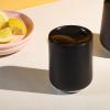 image:imageFellow Rocky Lowball Tumbler Set of 2  Insulated Stainless Steel Cocktail Tumblers with Ceramic Interior and Swivel Pebble Lid  10 oz Matte BlackMatte Black