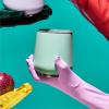 image:imageFellow Ruby Wine Tumbler Set of 2  Insulated Stainless Steel Wine and Cocktail Tumblers with Ceramic Interior and Swivel Pebble Lid  12 oz Peri TwinkleMint Chip  Pack of 2