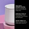 image:imageFellow Ruby Wine Tumbler Set of 2  Insulated Stainless Steel Wine and Cocktail Tumblers with Ceramic Interior and Swivel Pebble Lid  12 oz Peri TwinkleMatte White  Pack of 1