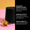 image:imageFellow Ruby Wine Tumbler Set of 2  Insulated Stainless Steel Wine and Cocktail Tumblers with Ceramic Interior and Swivel Pebble Lid  12 oz Peri TwinkleMatte Black  Pack of 1
