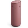 image:imageFellow 16 oz Carter Slide Travel Mug  OneHanded Slide Lid Vacuum Insulated Stainless Steel Tumbler with Ceramic Interior for Hot and Cold Drinks LeakProof and Dishwasher Safe Matte BlackDesert Rose