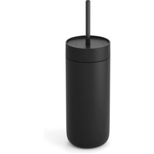 image:imageFellow 16 oz Carter Cold Travel Mug for Water Iced Tea Coffee Smoothies Iced Coffee amp more  Stainless Steel VacuumInsulated Iced Coffee tumbler with Spill Resistant lid and straw  SiennaMatte Black