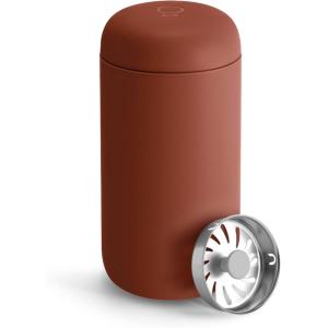 image:imageFellow 16 oz Carter Move Travel Mug  VacuumInsulated Stainless Steel Travel Coffee Mug  Coffee Tumbler with Ceramic Interior and Splash Guard  Sienna