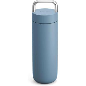 image:imageFellow 20 oz Carter Carry Water Bottle  LeakProof Lid Vacuum Insulated Stainless Steel Tumbler Keeps Heat for 12 HoursStays Cold for 24 Hours Stainless Steel Handle Dishwasher SafeMatte GreyHazy Blue