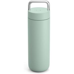 image:imageFellow 20 oz Carter Carry Water Bottle  LeakProof Lid Vacuum Insulated Stainless Steel Tumbler Keeps Heat for 12 HoursStays Cold for 24 Hours Stainless Steel Handle Dishwasher SafeMatte GreyMint Chip