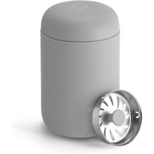 image:imageFellow 8 oz Carter Move Travel Mug  VacuumInsulated Stainless Steel Travel Coffee Mug  Coffee Tumbler with Ceramic Interior and Splash Guard  Matte GreyMatte Grey
