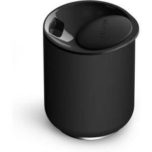 image:imageFellow Rocky Lowball Tumbler Set of 2  Insulated Stainless Steel Cocktail Tumblers with Ceramic Interior and Swivel Pebble Lid  10 oz Matte BlackMatte Black