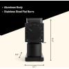 image:imageFellow Ode Brew Grinder  Burr CoffeeCoffee Bean Grinder with 31 Settings for Drip French Press amp Cold Brew  Small Footprint Electric Grinder  Matte Black