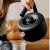 image:imageFellow Clyde Stovetop Tea Kettle  Modern Twist on a Whistling Teapot Stainless Steel Kettle Matte Black 17 Liter