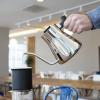 image:imageFellow Stagg Stovetop PourOver Coffee and Tea Kettle  Gooseneck Teapot with Precision Pour Spout BuiltIn Thermometer Matte Black 1 LiterPolished Steel