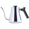 image:imageFellow Stagg Stovetop PourOver Coffee and Tea Kettle  Gooseneck Teapot with Precision Pour Spout BuiltIn Thermometer Matte White 1 LiterPolished Steel