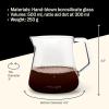 image:imageFellow Mighty Small Glass Carafe  Manual Pour Over Coffee Beaker and Tea Steeper Borosilicate Glass Decanter 169 oz Clear ContainerClear