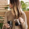 image:imageFellow Mighty Small Glass Carafe  Manual Pour Over Coffee Beaker and Tea Steeper Borosilicate Glass Decanter 169 oz Clear ContainerSMOKE GREY